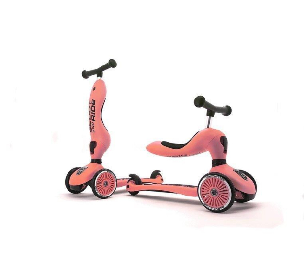 Scoot & Ride Highwaykick 1 Jeździk i hulajnoga 2w1 Peach - 573305 - zdjęcie 5